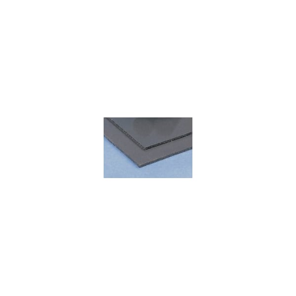 Professional Plastics Gray PVC Sheet - Vycom, 1.000 Thick, 24 X 24 SPVCGY1.000V-24X24 - main